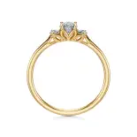 Pierścionek zaręczynowy z diamentami AJPZ_091